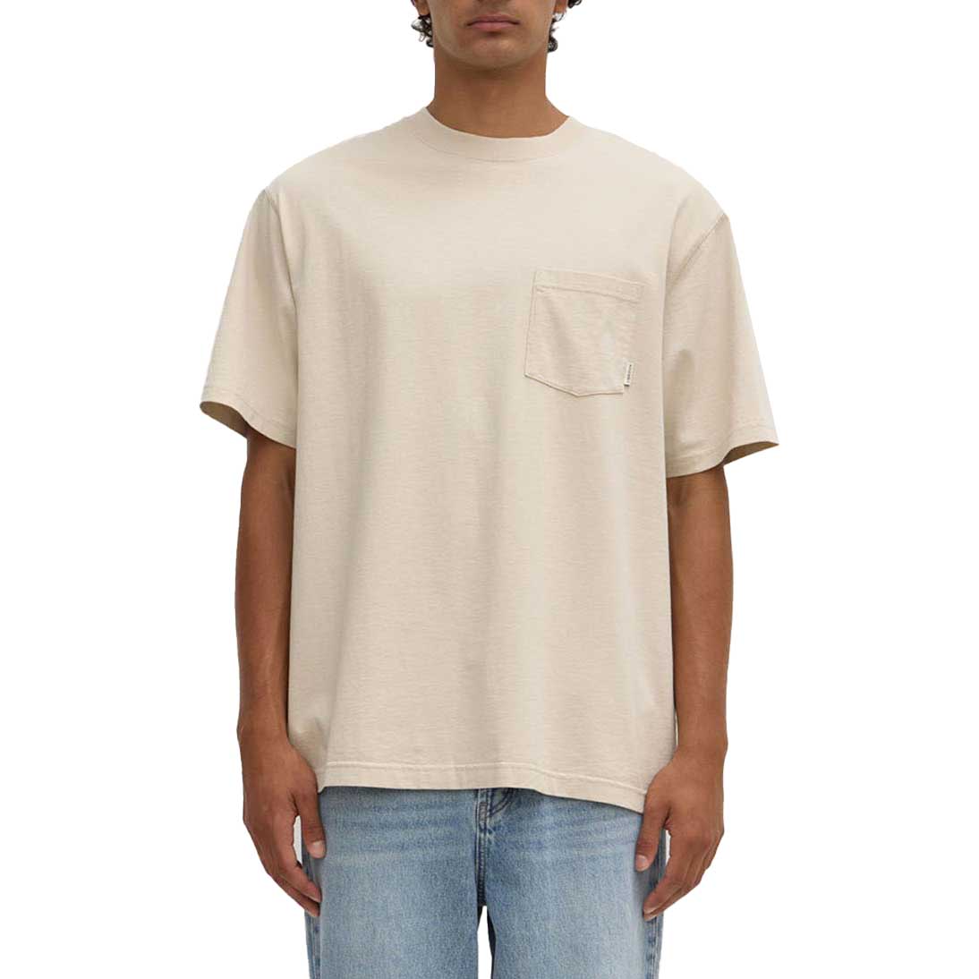 Assembly Label Mens Flag Short Sleeve Tee Chalk