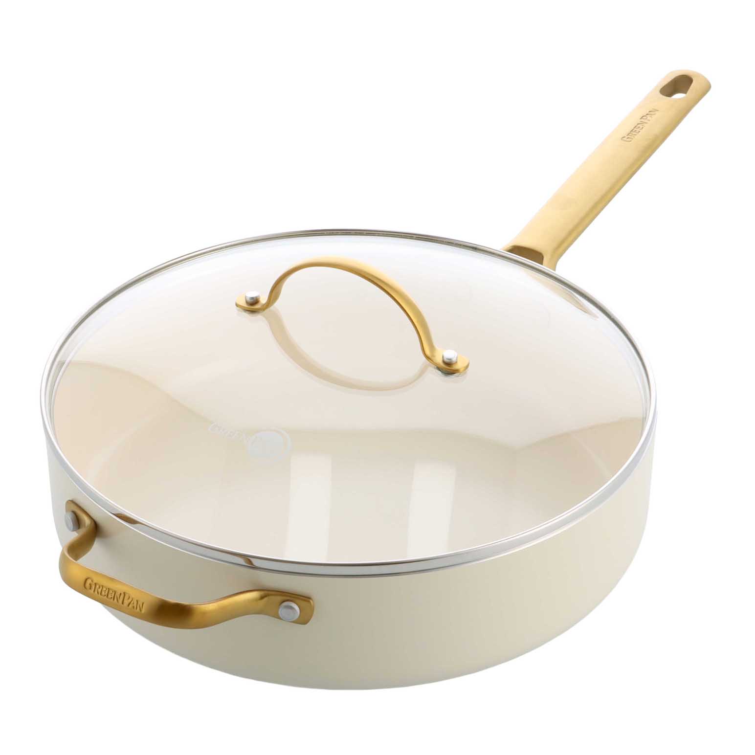 Greenpan Padova PFAS Free Saute Pan 28cm/3.6L - Cream