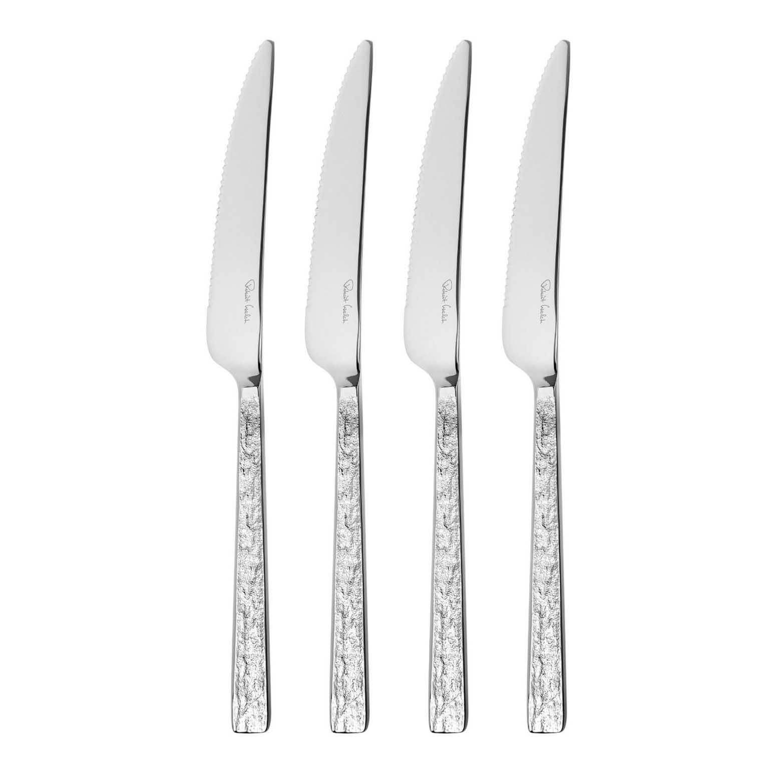 Robert Welch Blockley Slate 4pc Steak Knife Set Gift Boxed