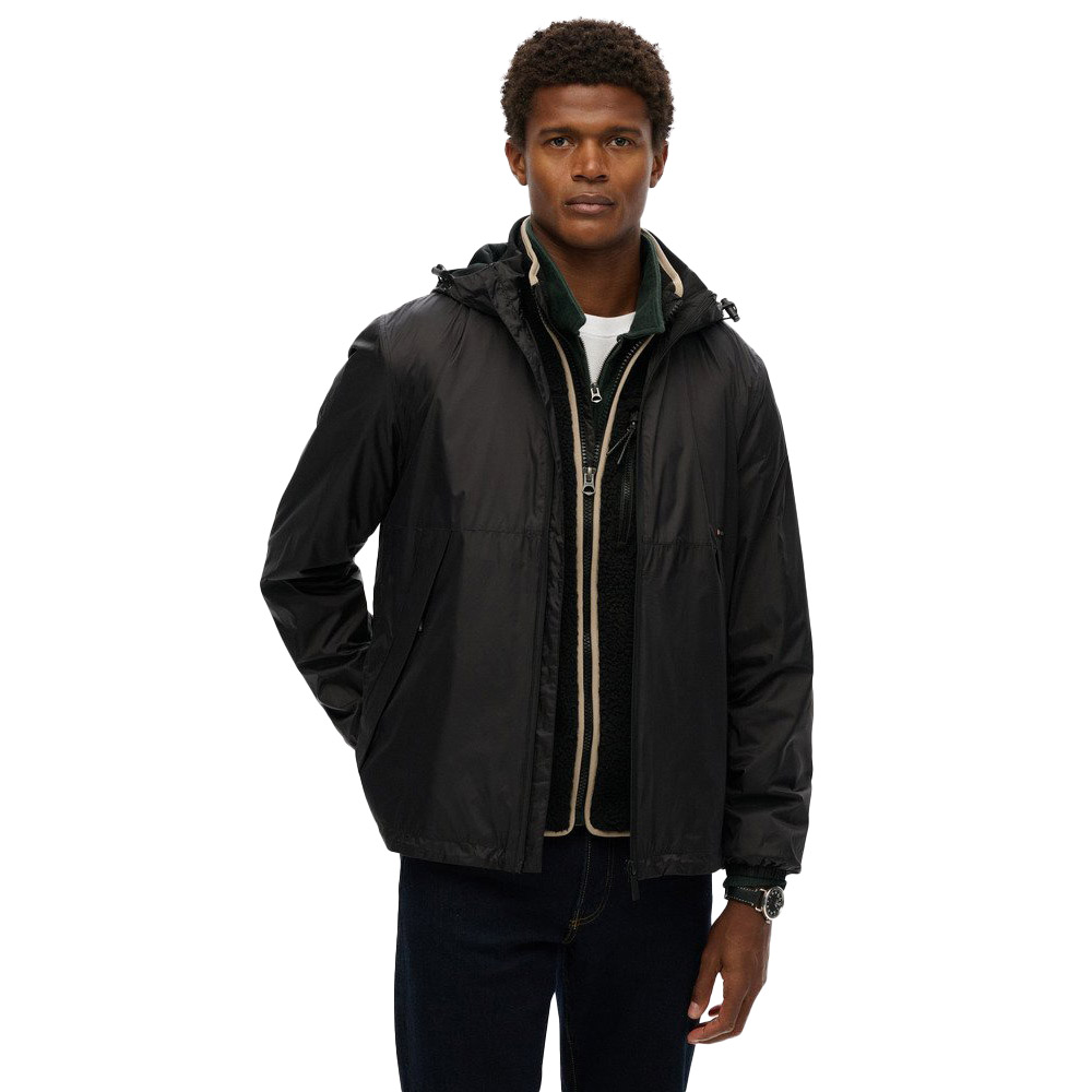 Superdry Hooded Logo Windbreaker Jacket