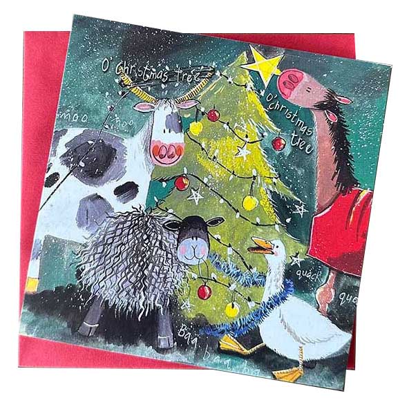 Alex Clark Christmas Tree Box Of 8 Cards