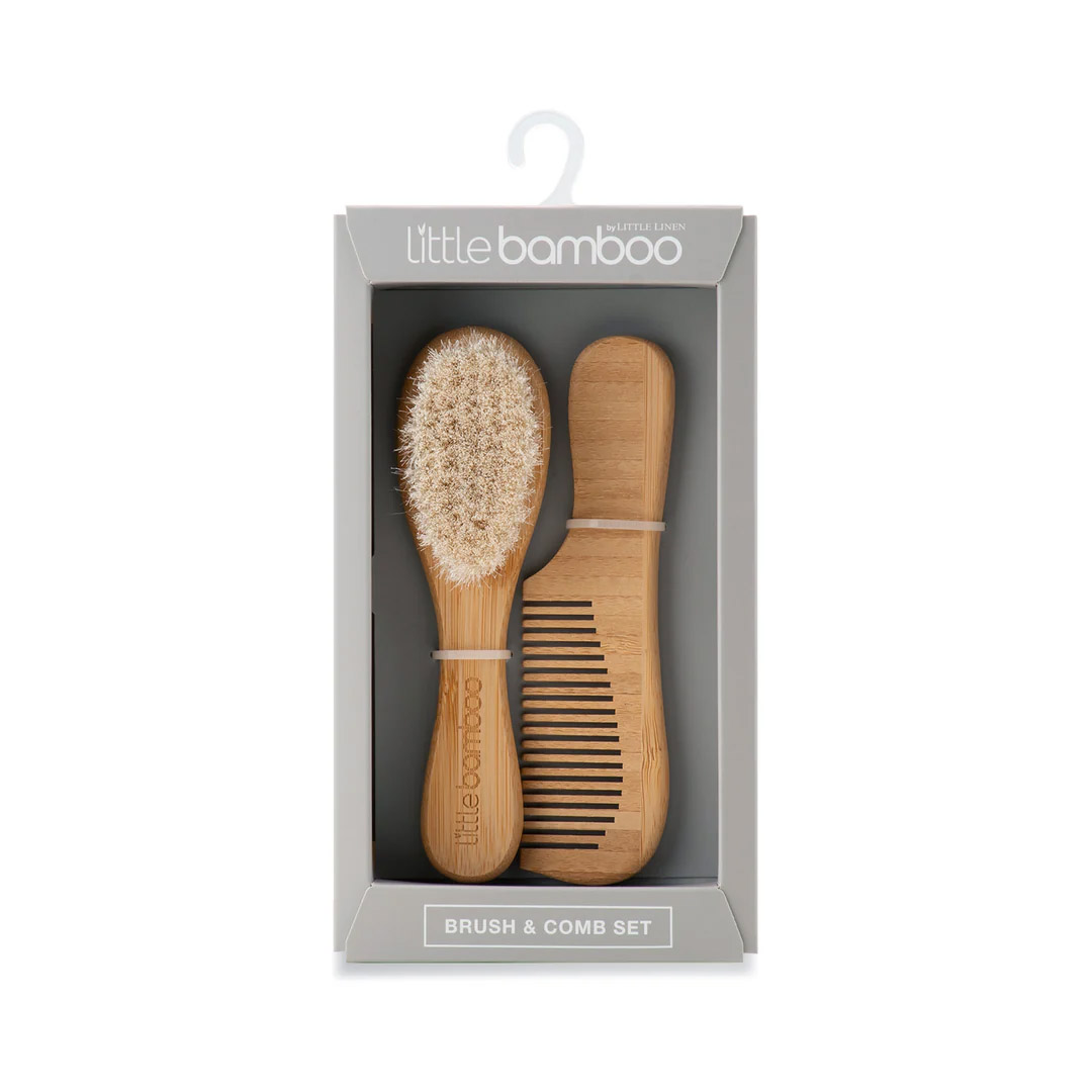 Baby First Little Bamboo Brush & Comb Set