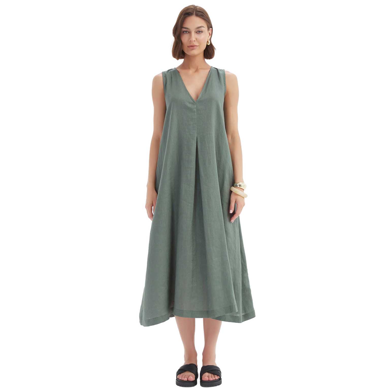 TIRELLI Inverted Pleat Dress