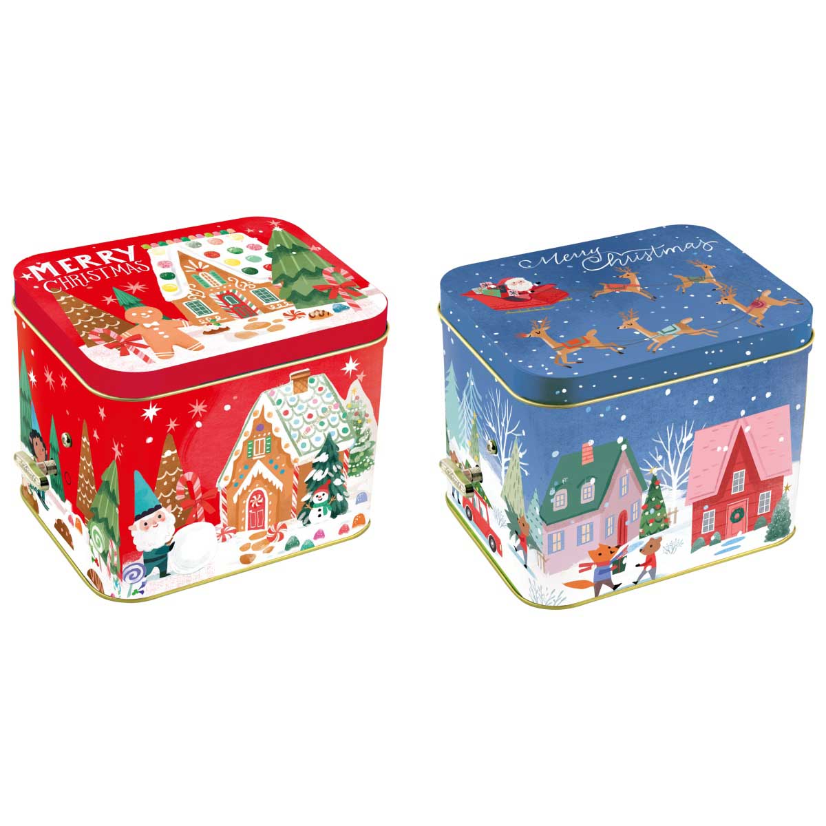 Windel Assorted Xmas Music Box Choc Candy Jingle Bells/Brahms Lullaby 139g