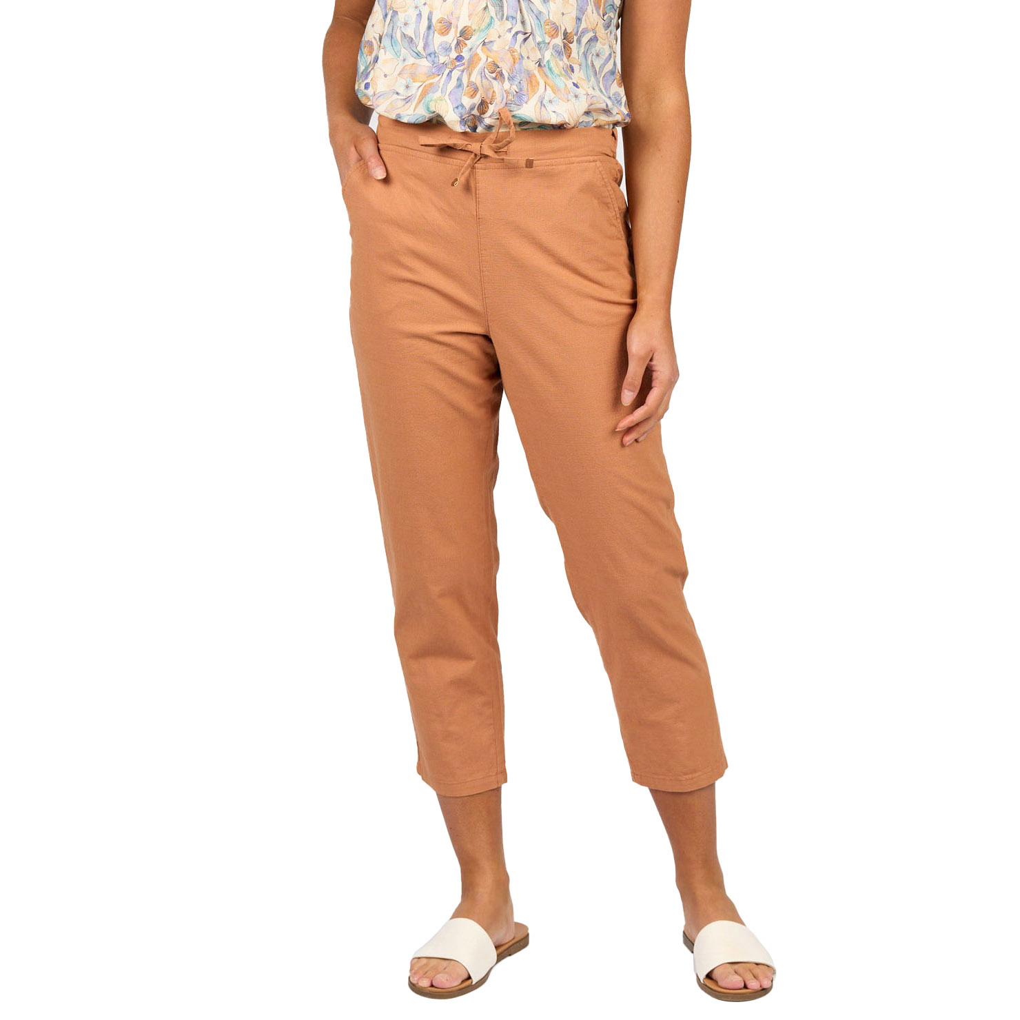 Vassalli 7/8 Length Elastic Waist Pant