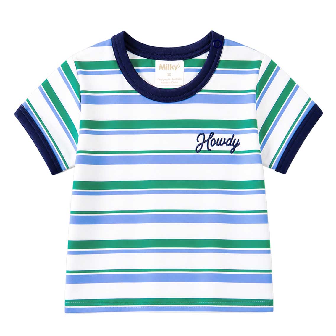 Milky Howdy Stripe Tee 00-1Y