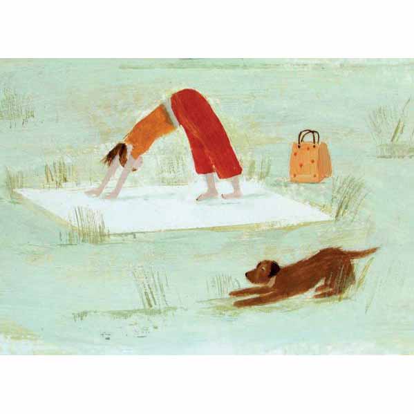 Dog Pose Card