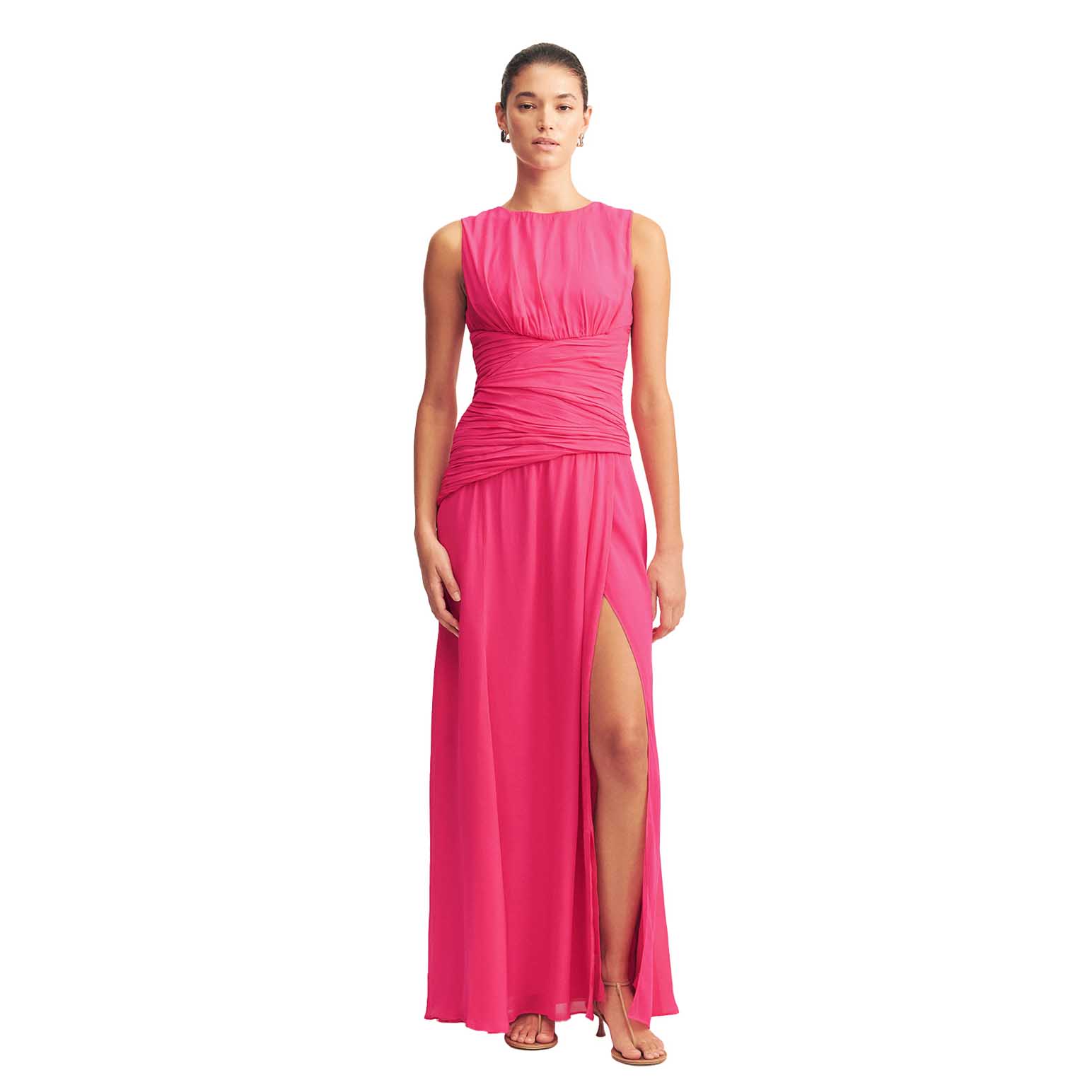 Shona Joy Korine Side Split Maxi Dress