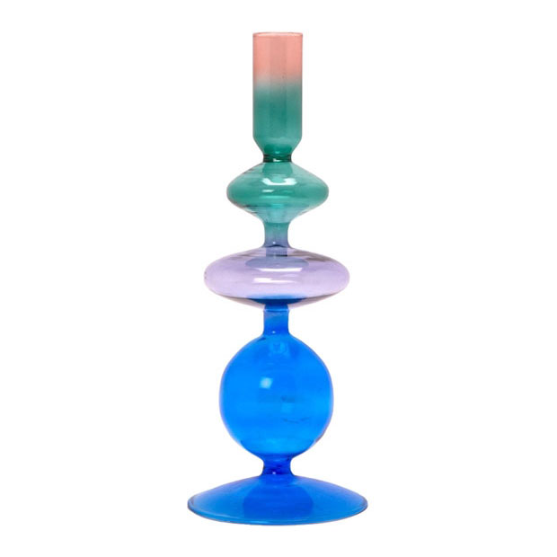 Eja Glass Candleholder