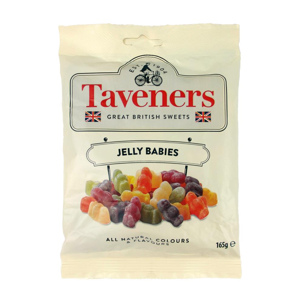 Taveners Great British Sweets Jelly Babies 165g