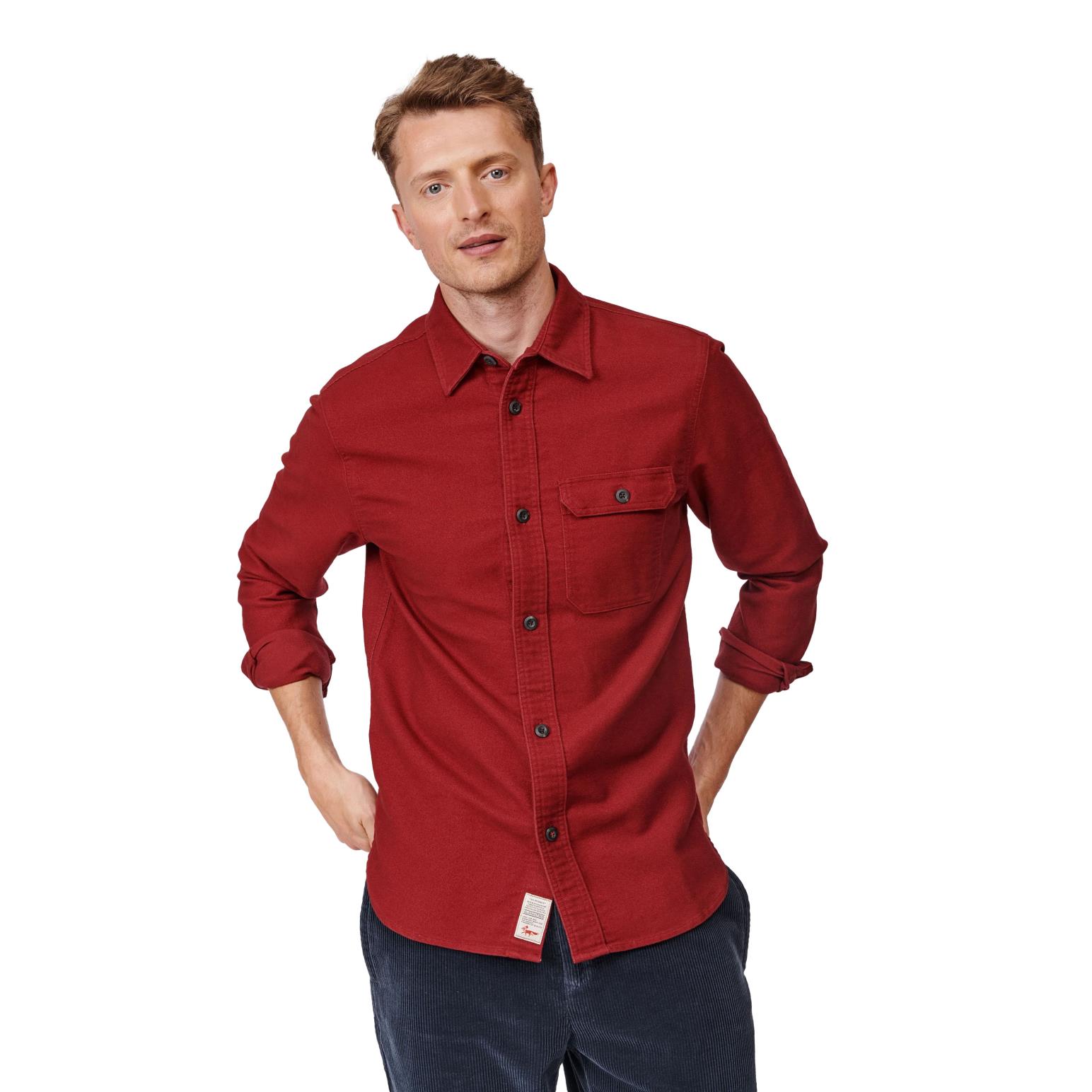 Aubin Stubton Moleskin Overshirt
