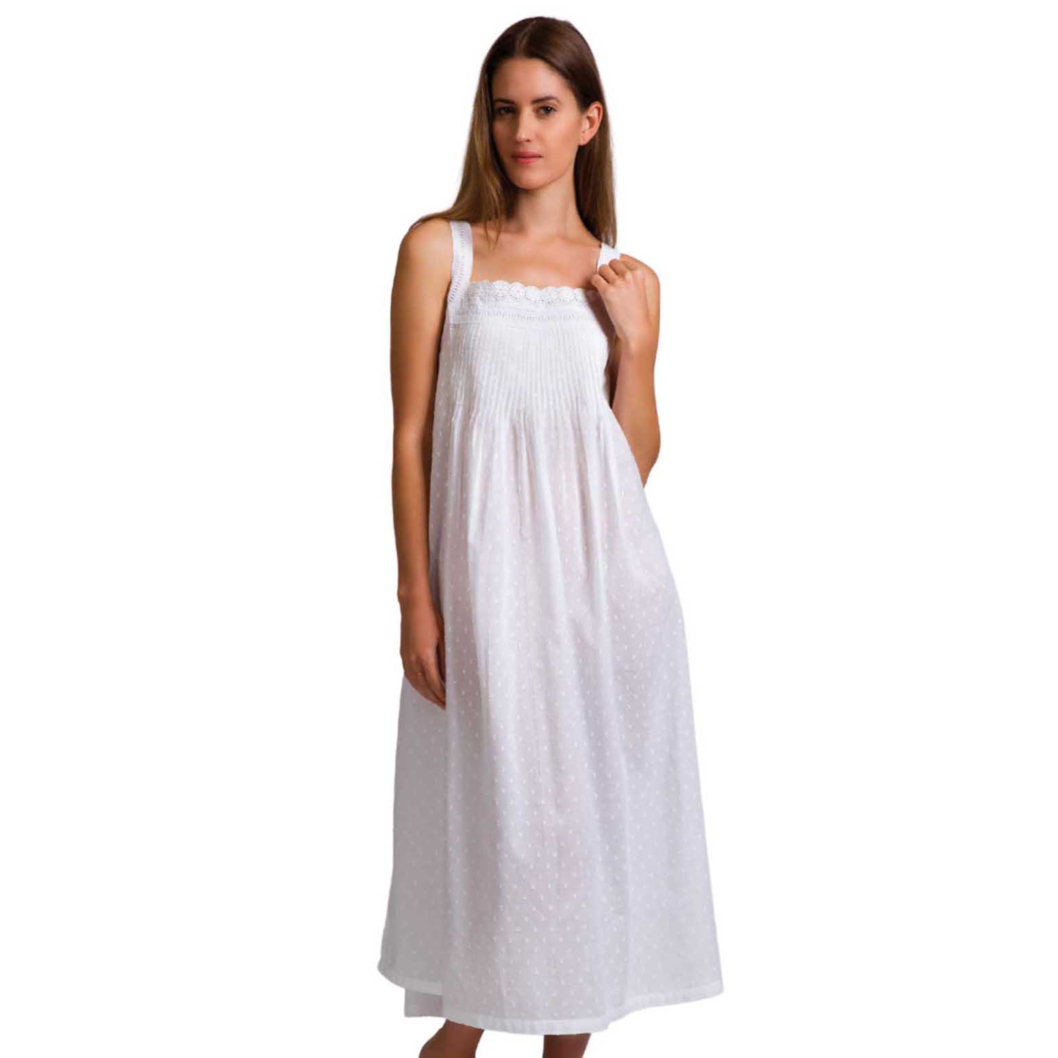 Arabella Pintucked Sq Neck