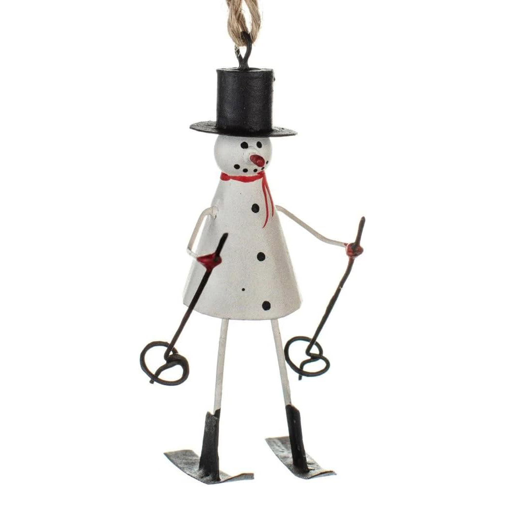 Shoeless Joe Mini Ski Snowman