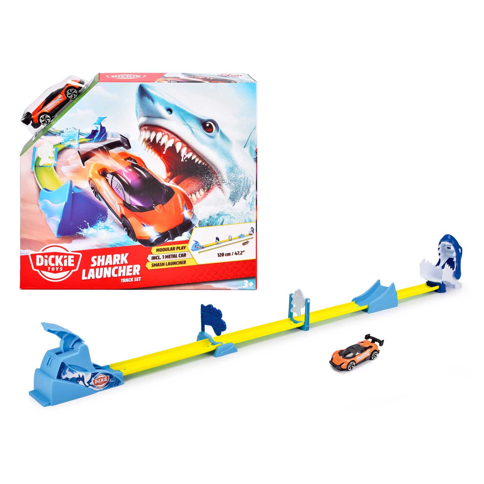 Dickie Toys Shark Launcher Track Set