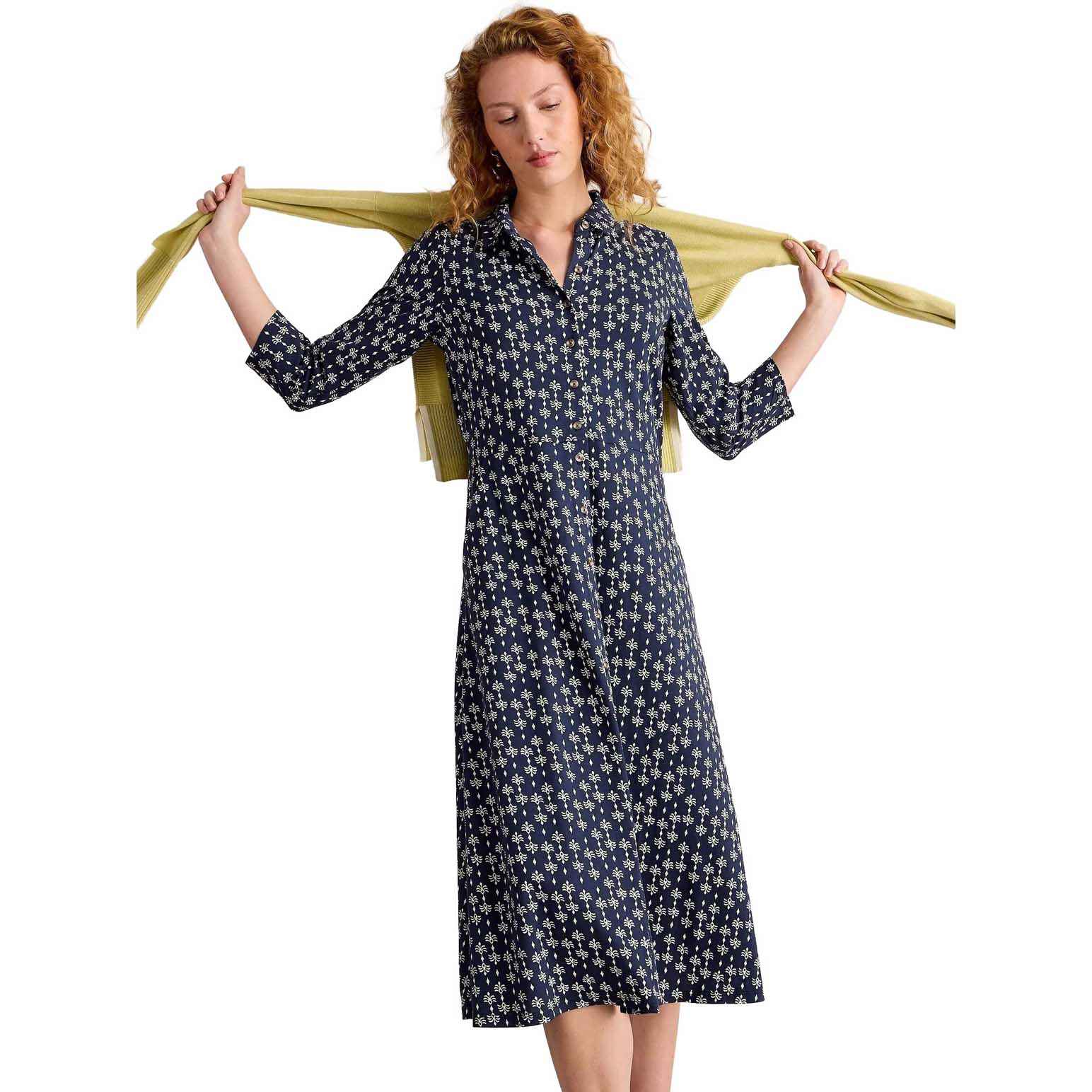 White Stuff Rua Jersey Shirt Dress