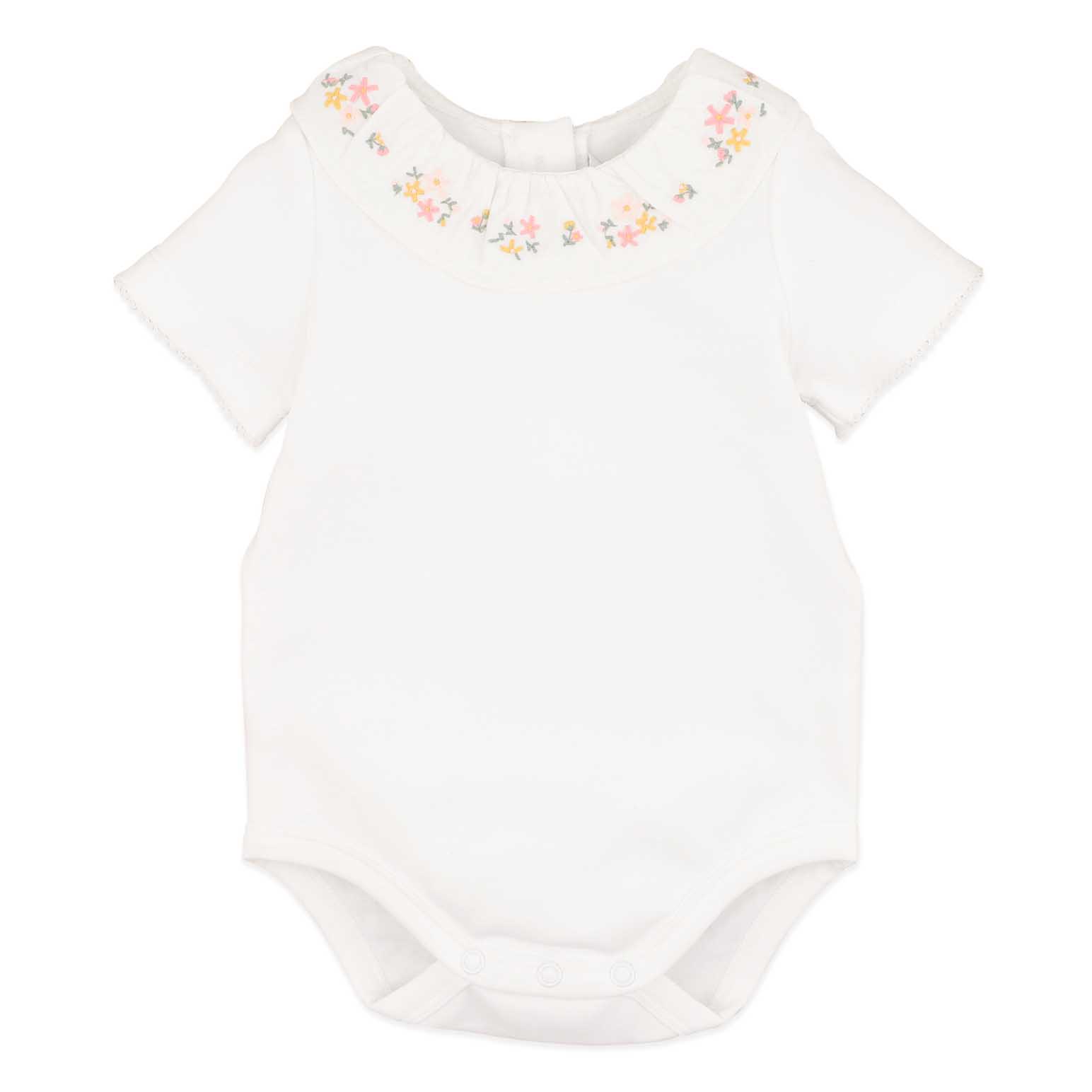 B&eacute;b&eacute; Willa Embroidered Collar Bodysuit