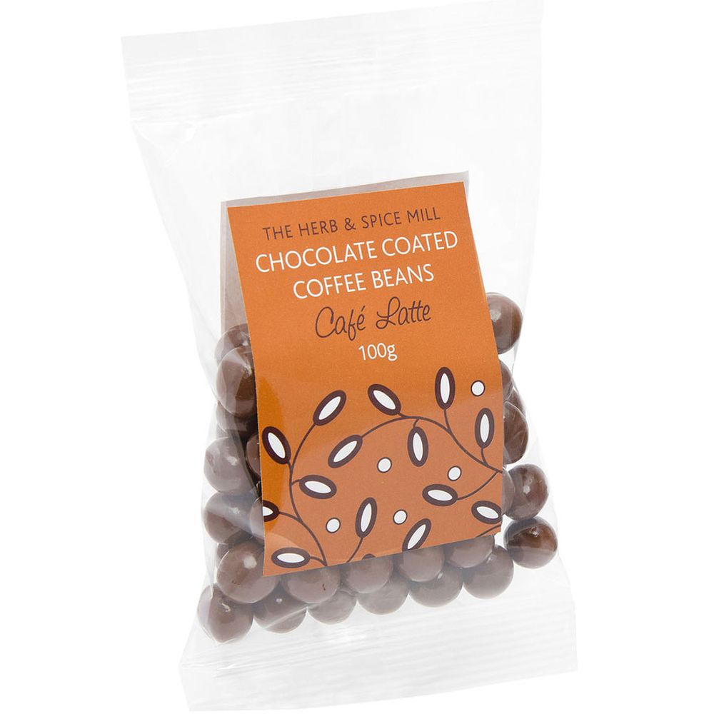 Nestar Chocolate Coffee Beans - Caf&eacute; Latte 100g