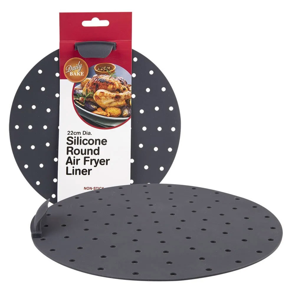 D.Line Silicone Air Fryer Liner – 22cm Round