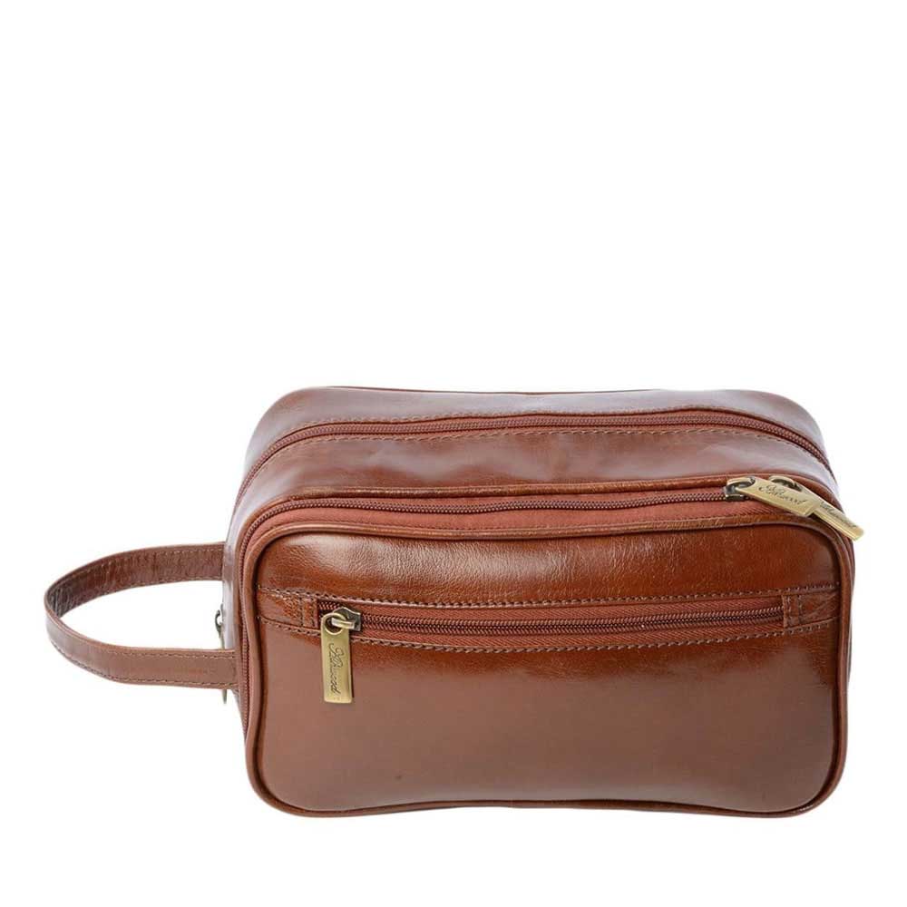 Ashwood Mens Leather Washbag
