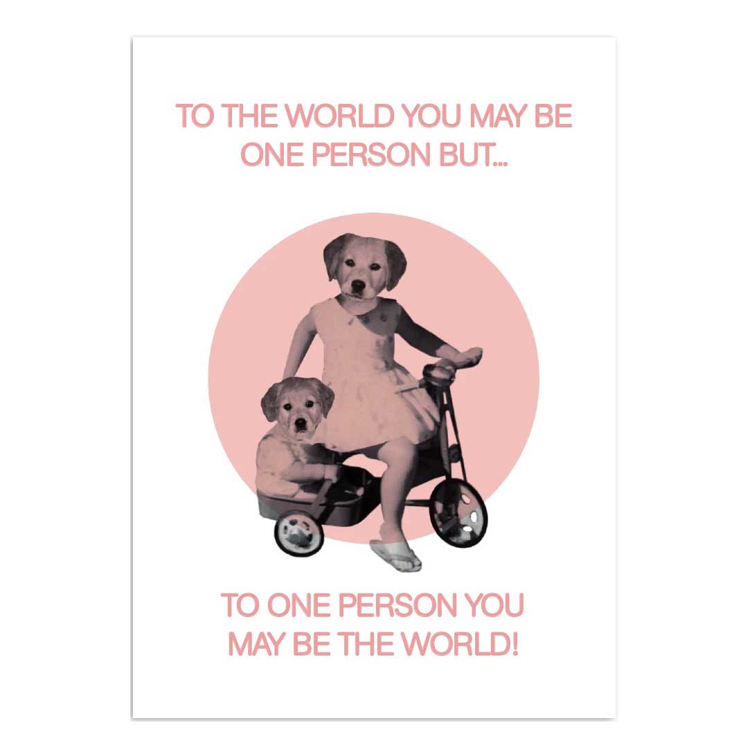 Poppy Card - To The World