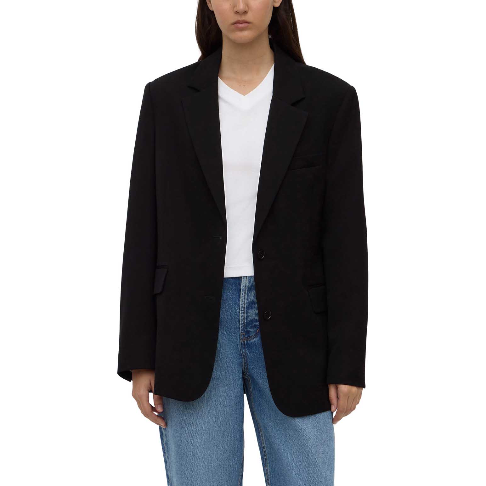 Assembly Label Anika Wool Blazer Black