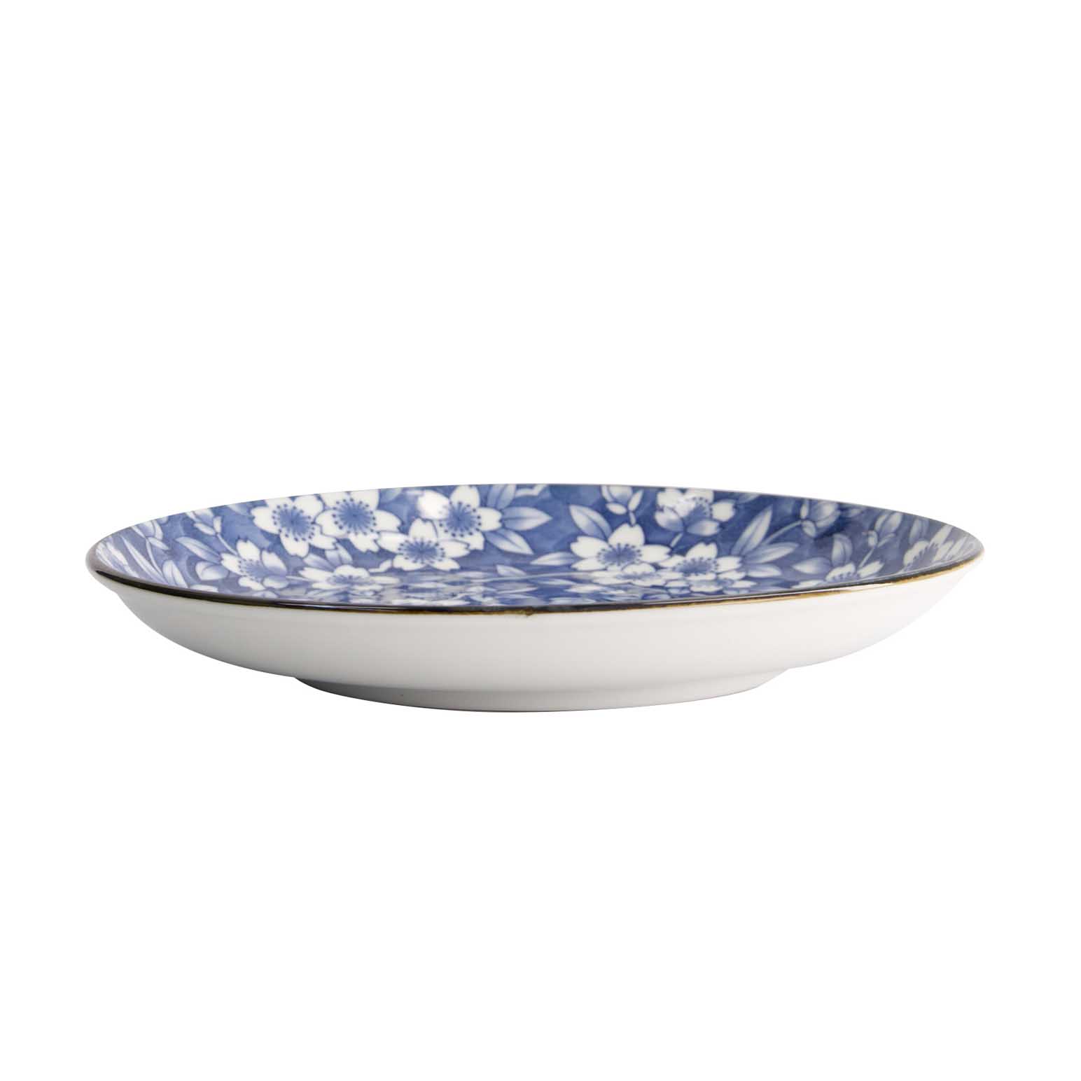 Tokyo Design Studio Tokyo Blue Sakura Round Plate 21cm