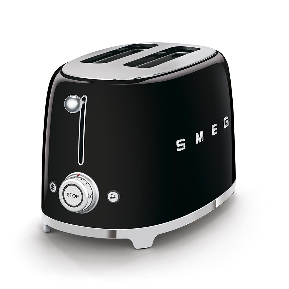 Smeg 2 Slice Toaster - Black
