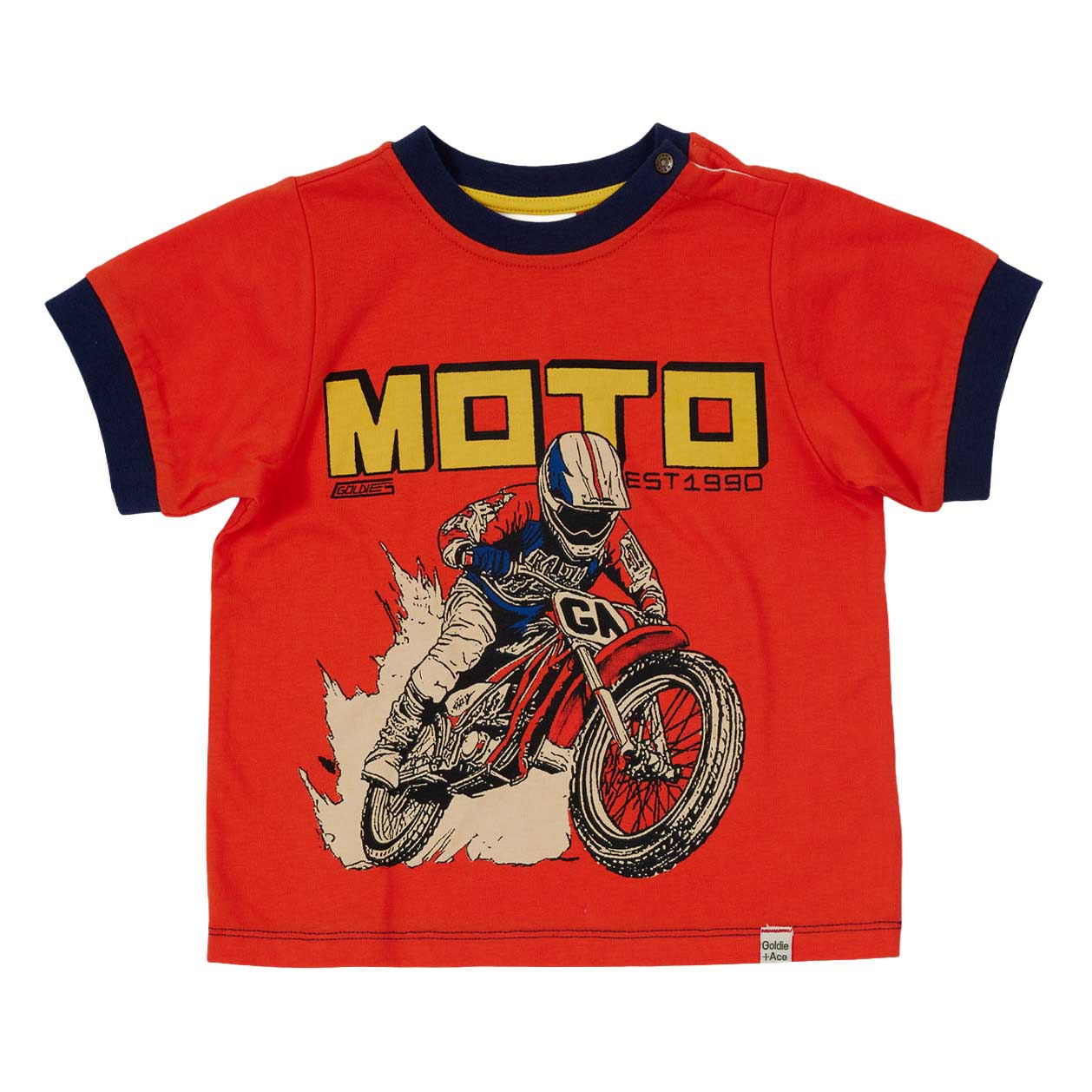 Goldie + Ace Moto Ringer T-Shirt 3-5Y