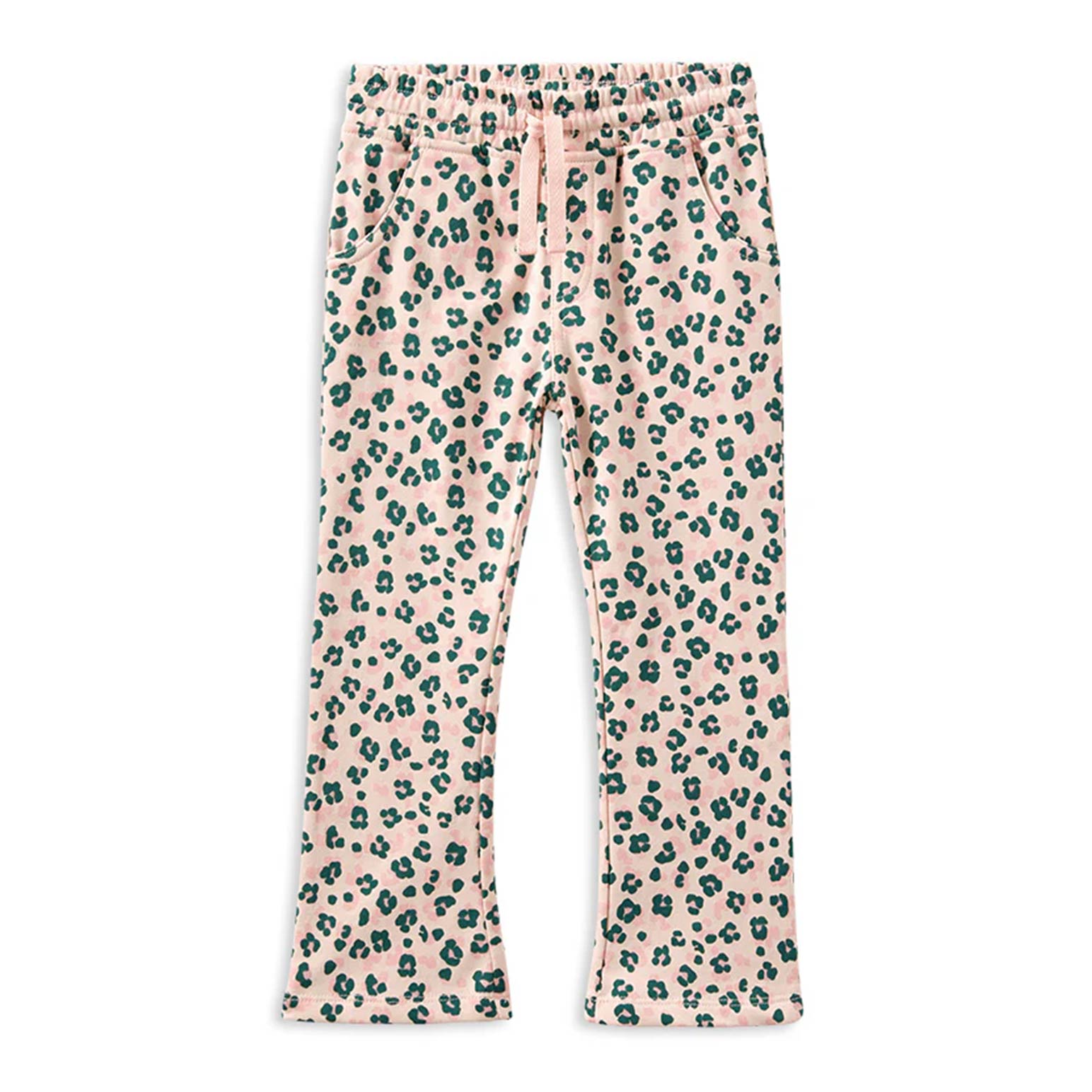 Milky Leopard Fleece Track Pant