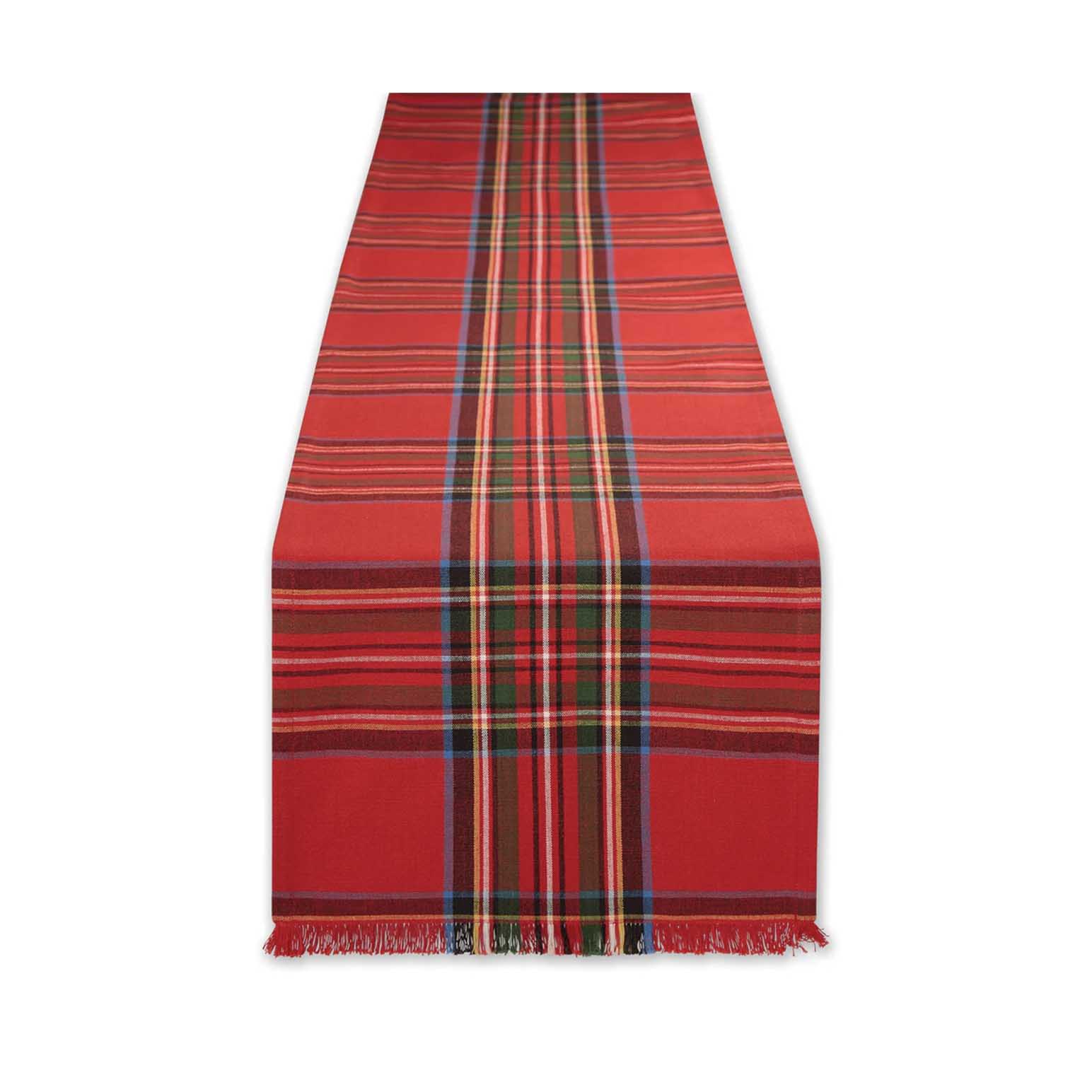 DII 'Tis The Season Plaid Table Runner