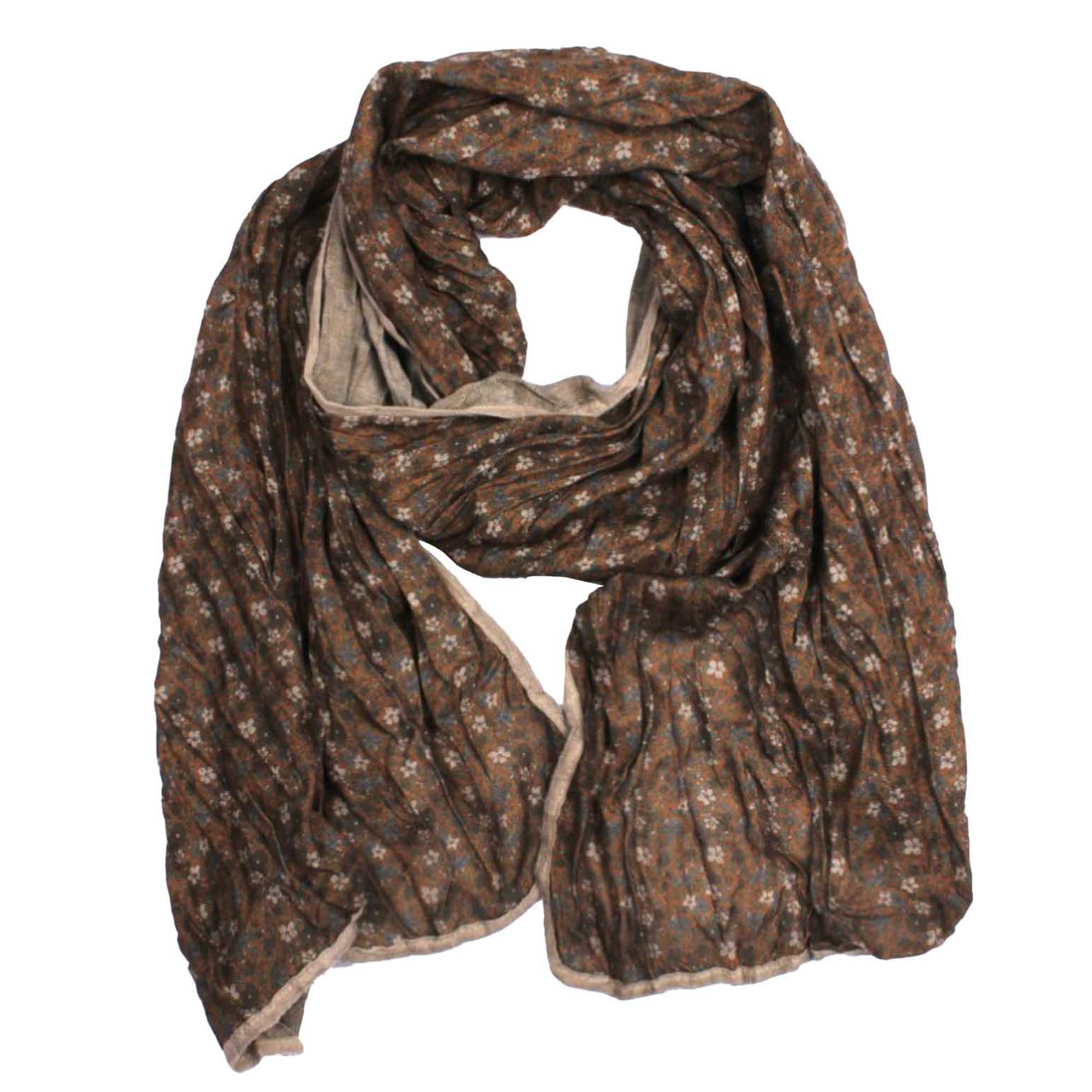 Alice & Lily Jasmine Print Crushed Scarf