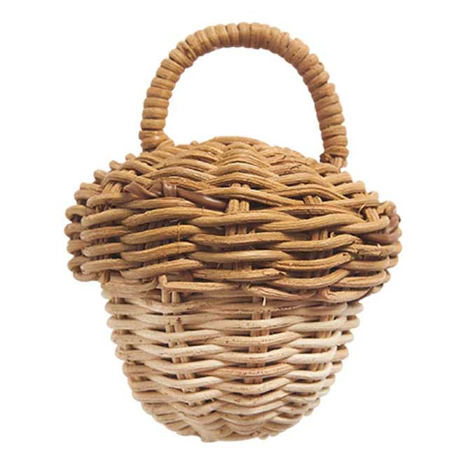 Classical Child Acorn Rattan Rattle