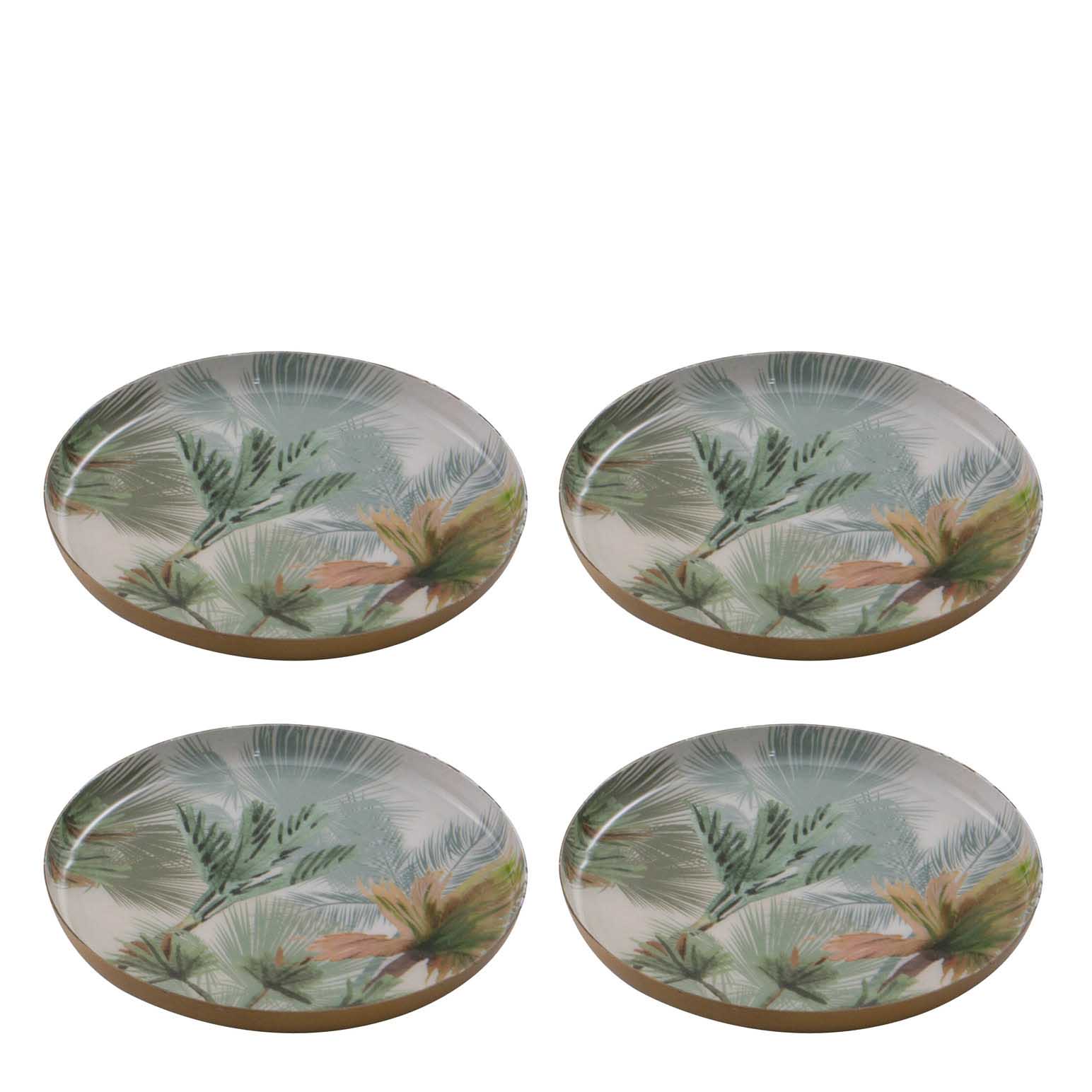 Ladelle Panama Metal 4Pk Coaster