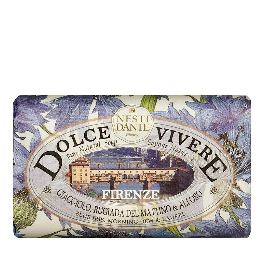Nesti Dolce Vivere Firenze Blue Iris Luxury Soap 250gm