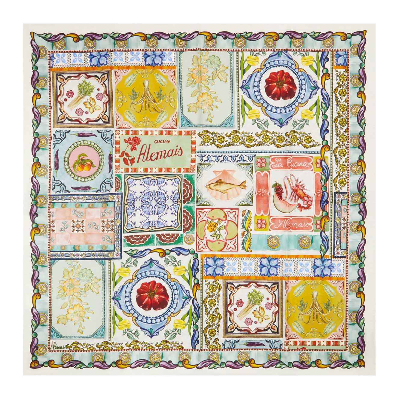 ALÉMAIS Tommasina Silk Scarf