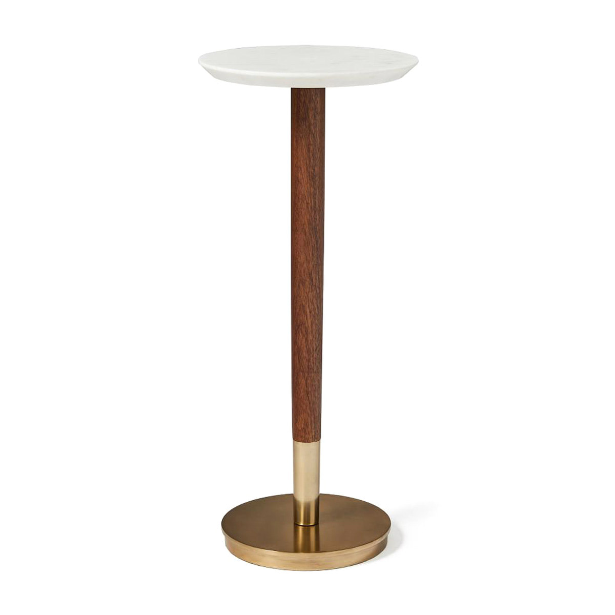 West Elm Mid-Century Marble Top Drink Table
