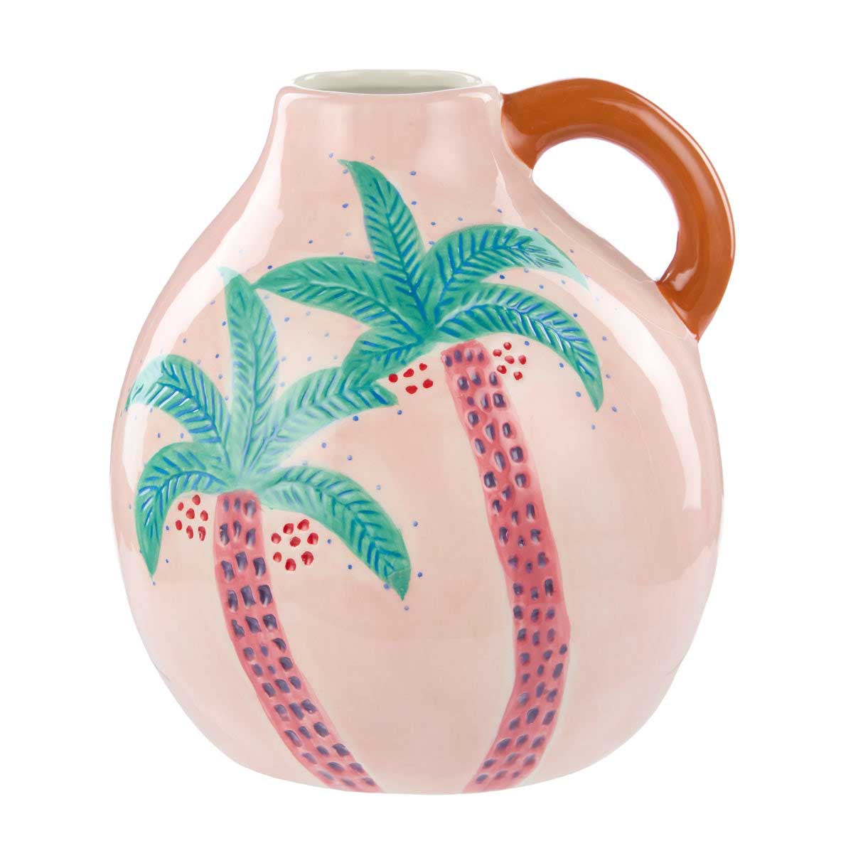Emporium Palmer Pink Coconut Palm Vase