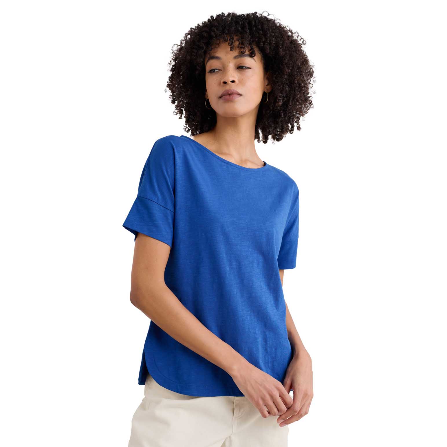 Seasalt Cornwall Bryher View T-Shirt Bright Marine