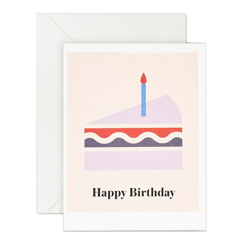 Lettuce Card Happy Birthday Cake