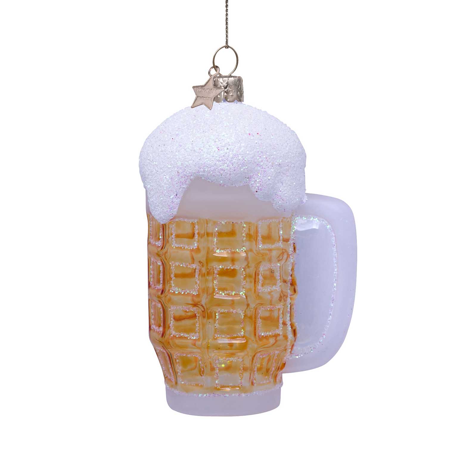 Vondels Ornament Glass Pint Glass Beer 11cm