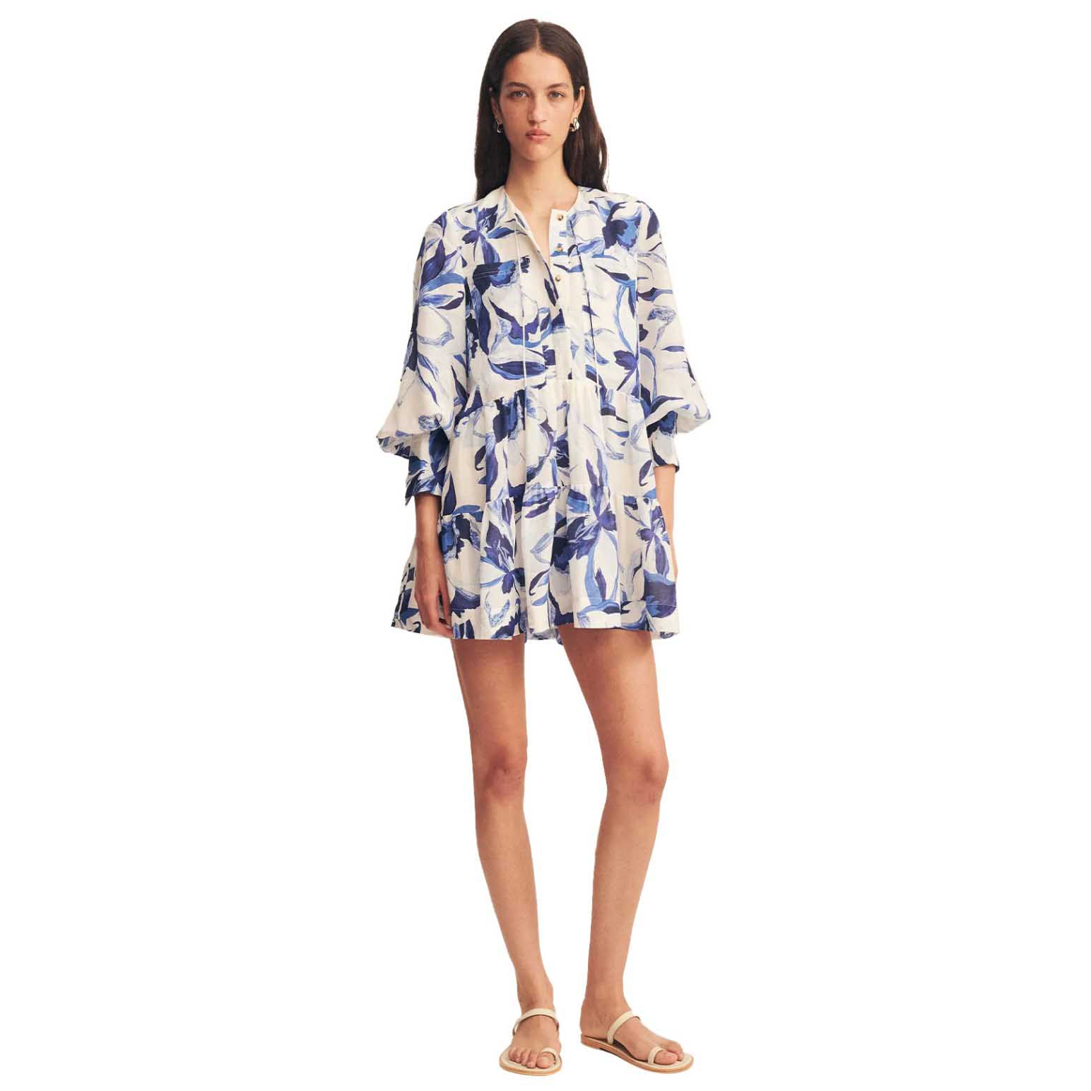 Shona Joy Willa Tiered Mini Dress