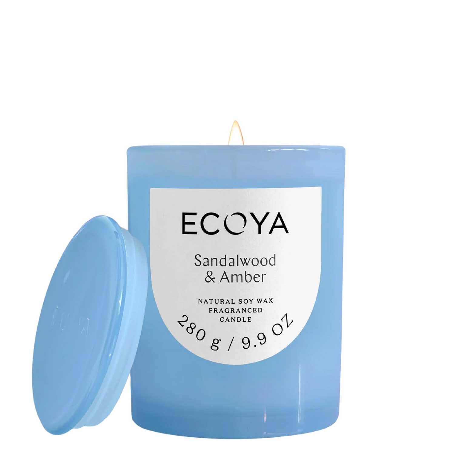 ECOYA Amber & Sandalwood Metro Candle 280g