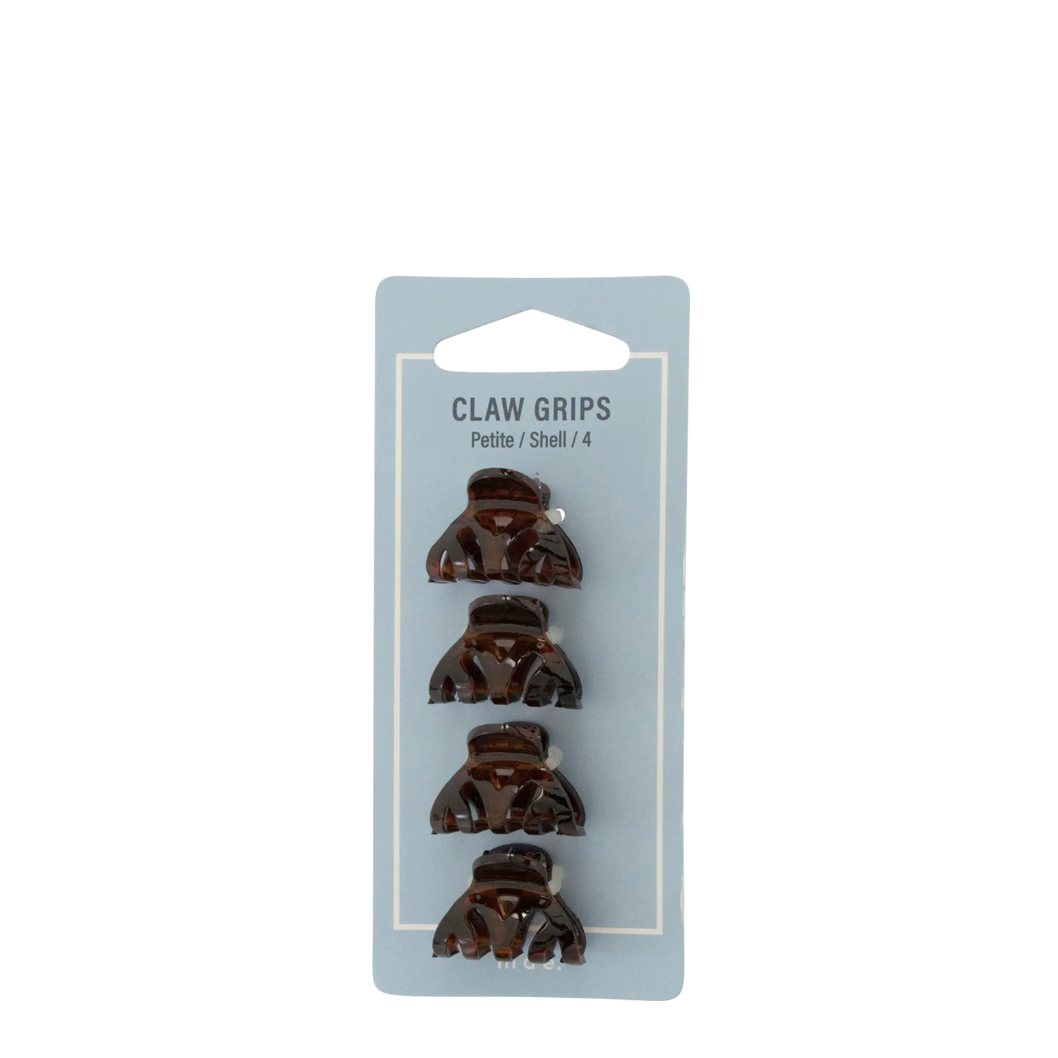 Mae Petite Shell Hair Grips 4-Pack