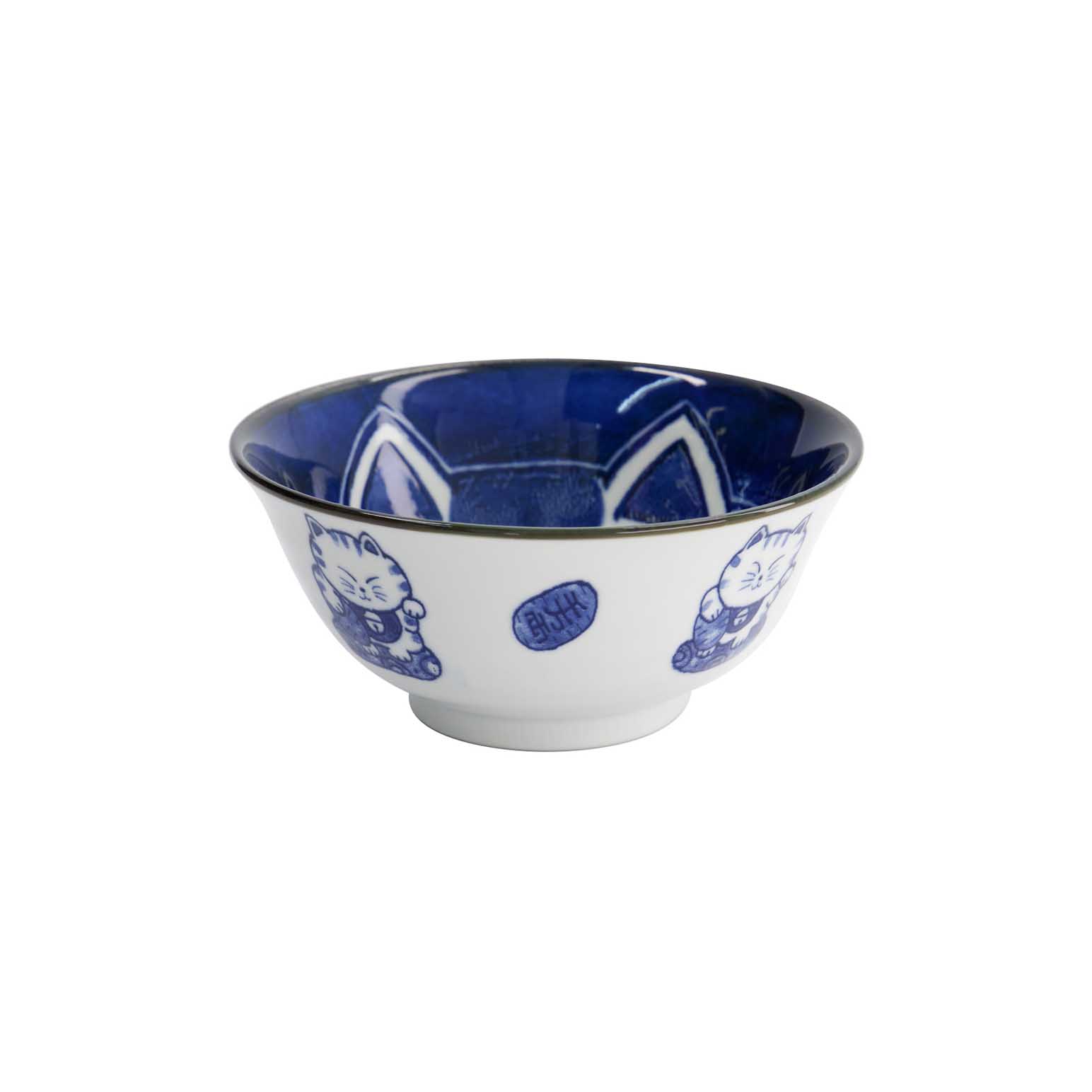Tokyo Design Studio Kawaii Cat Neko Tayo Bowl 15x6.5cm
