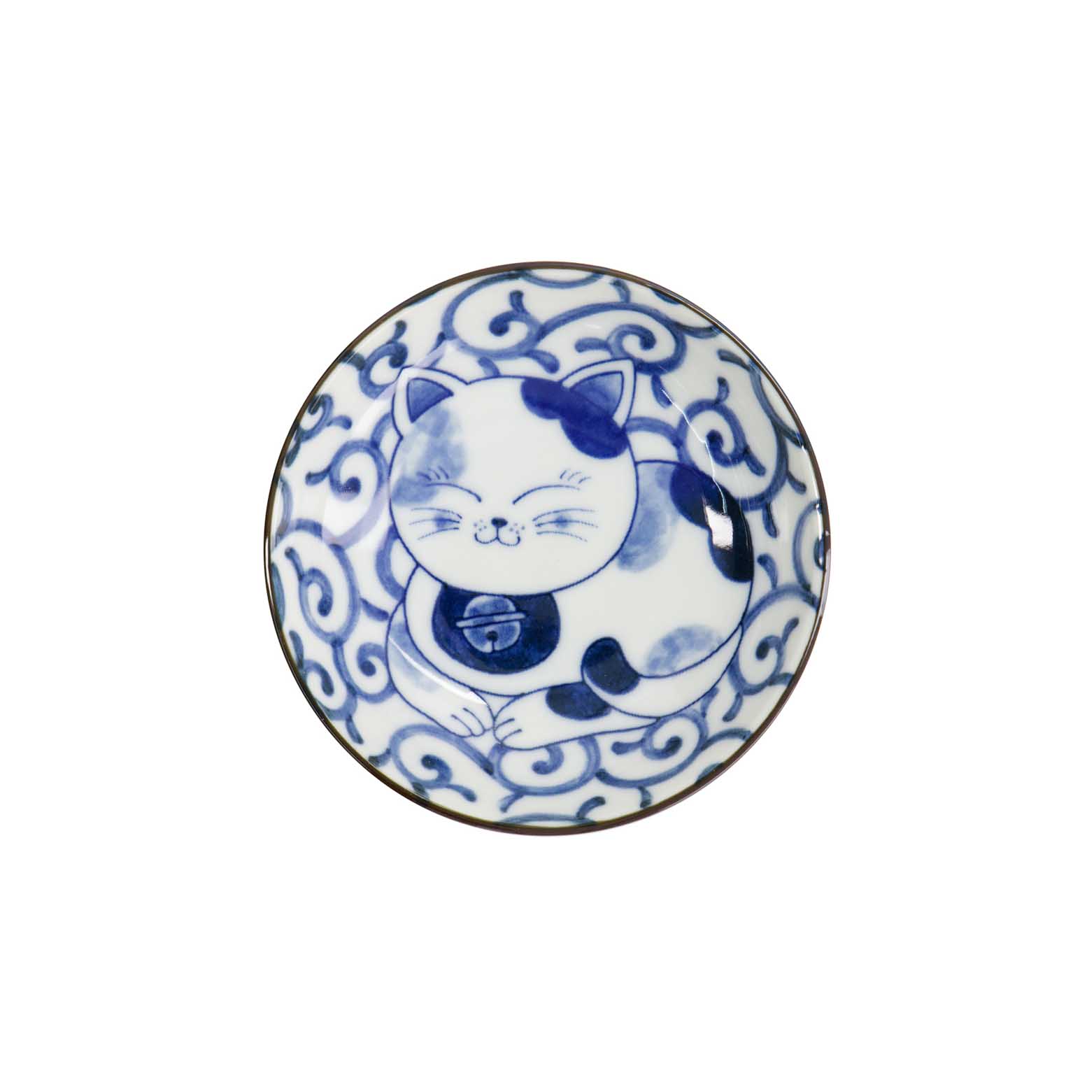Tokyo Design Studio Kawaii Cat Neko Sauce Dish 10x2.5cm