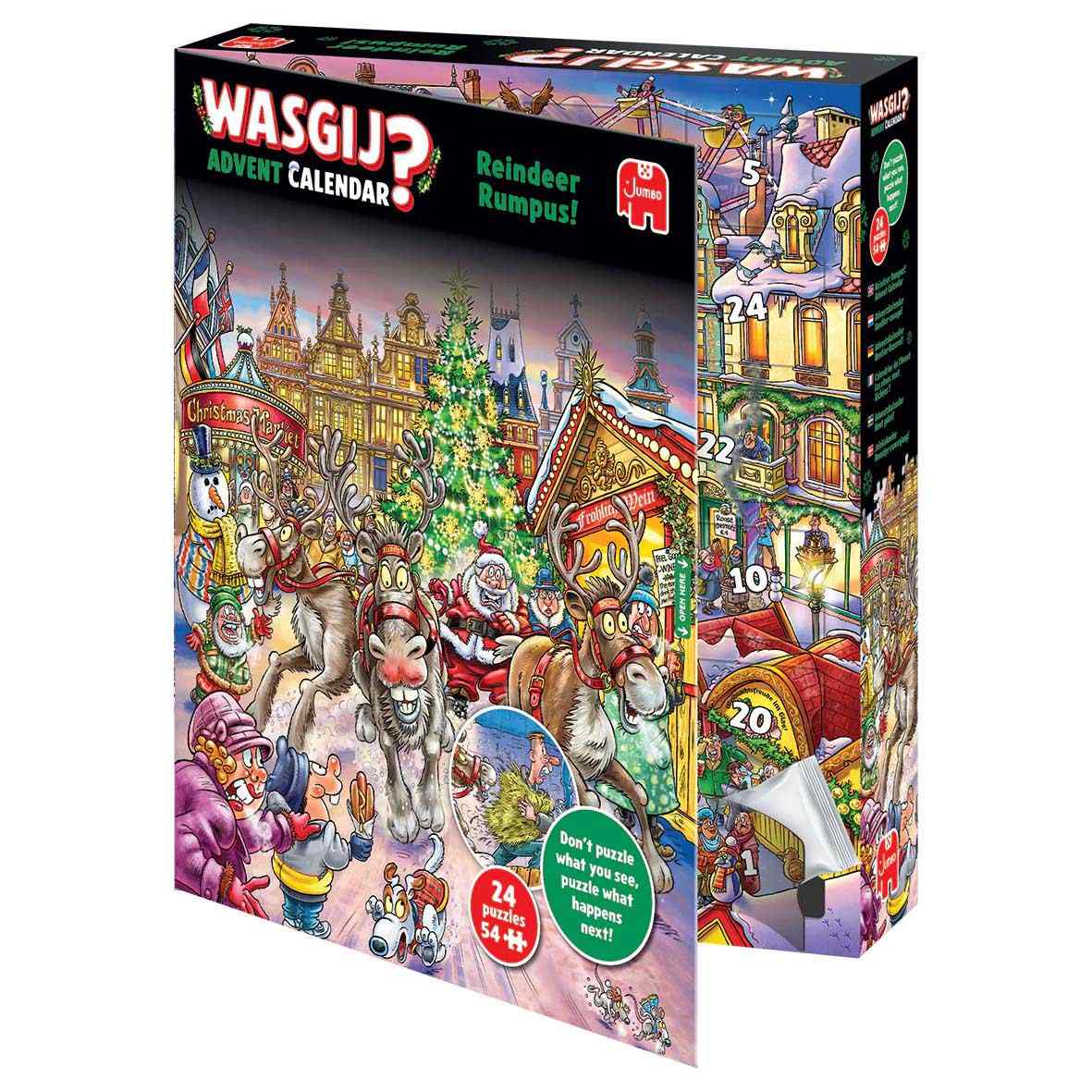 Wasgij Advent Calendar - Reindeer Rumpus!