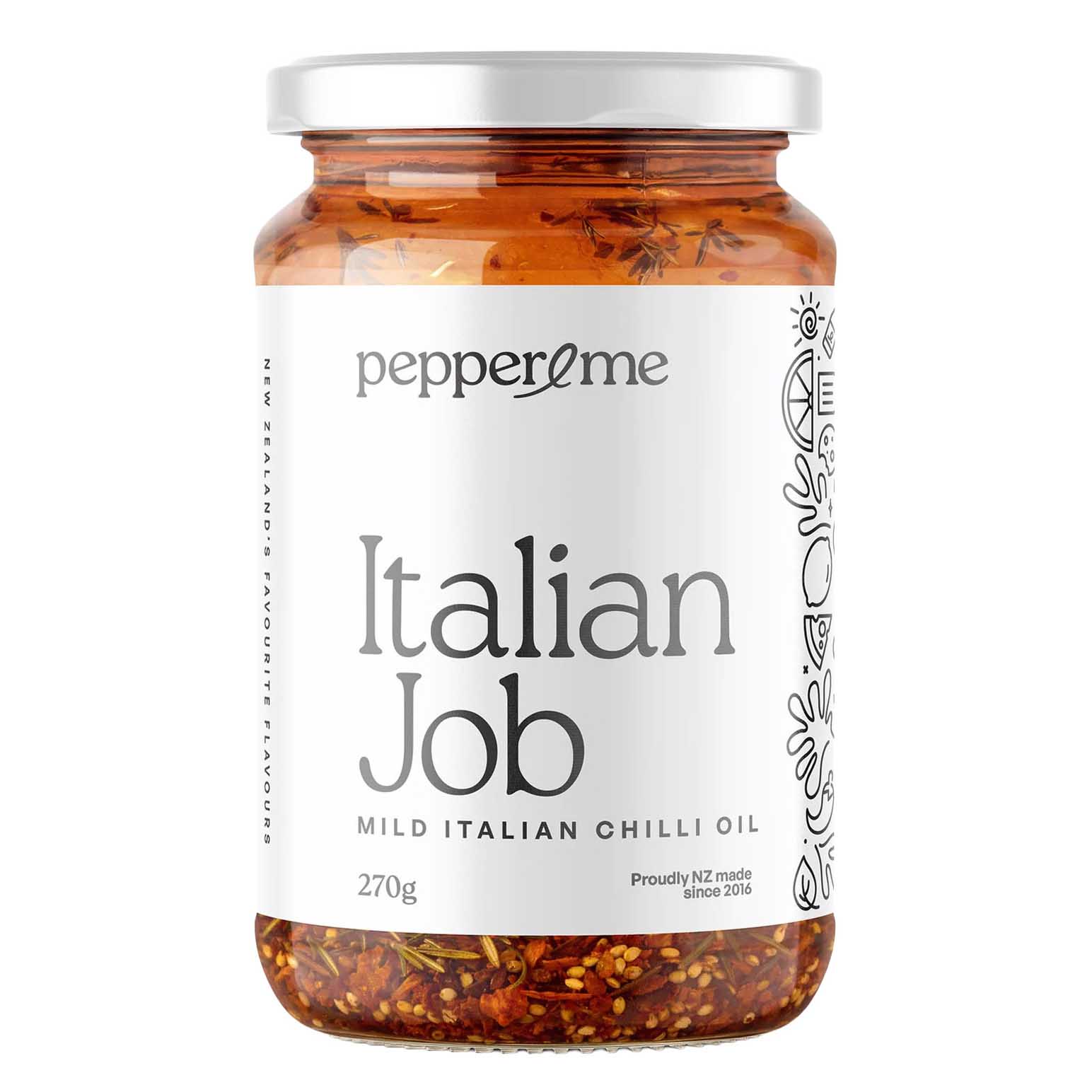 Pepper & Me Italian Job Chilli Oil 270g