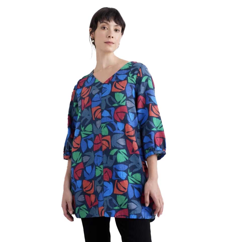 Seasalt Cornwall Loganberry Tunic Floral Cutout Mix