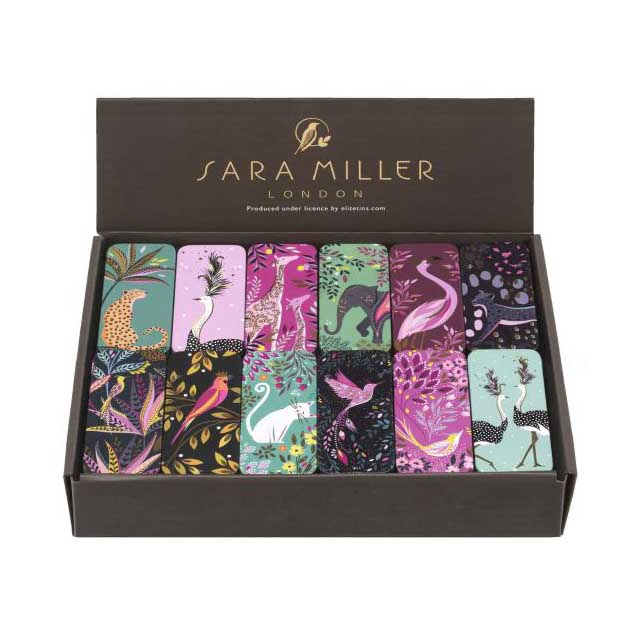 Sara Miller Animals & Birds Mini Slider Tin