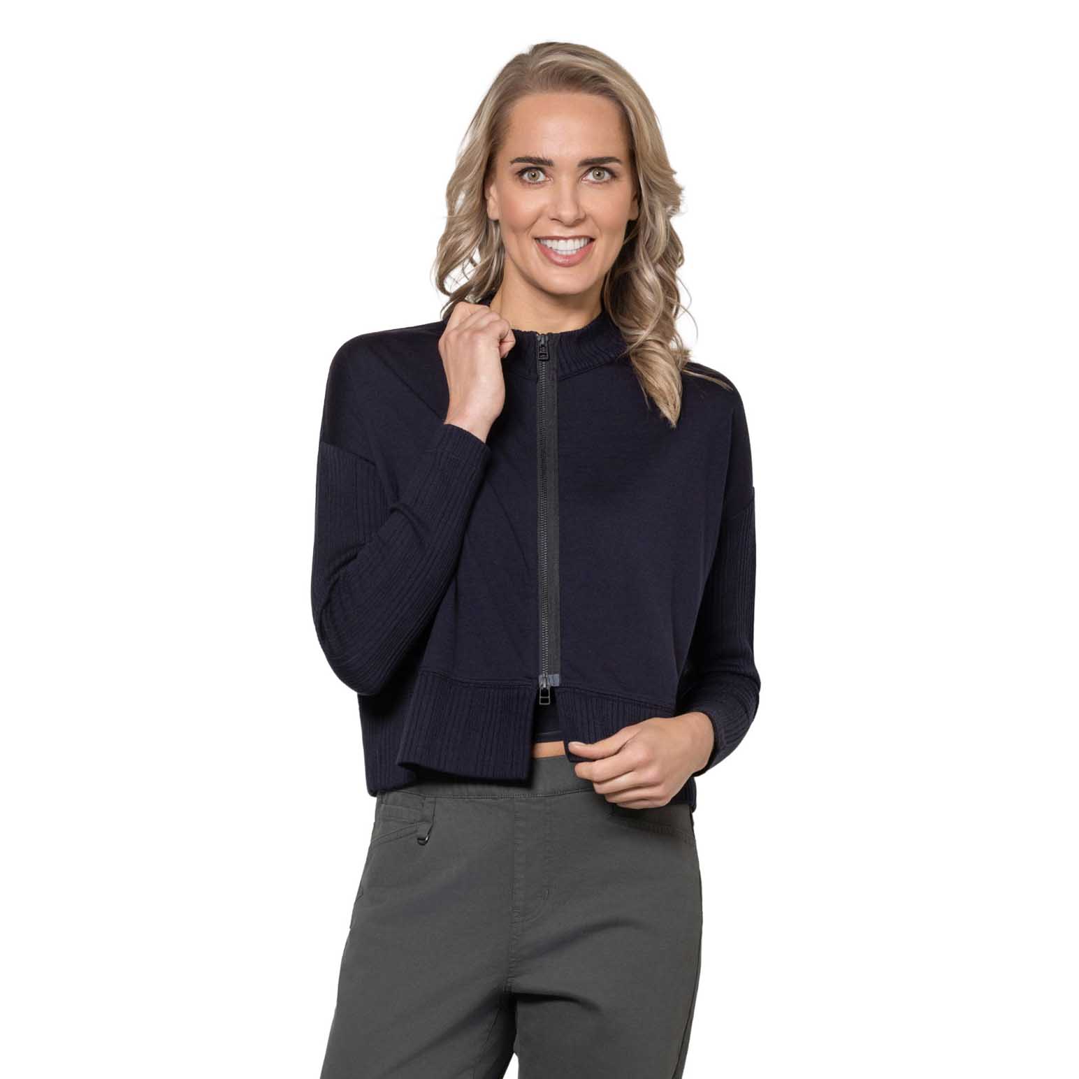 B Essentials by Ballantynes Zip Cardi